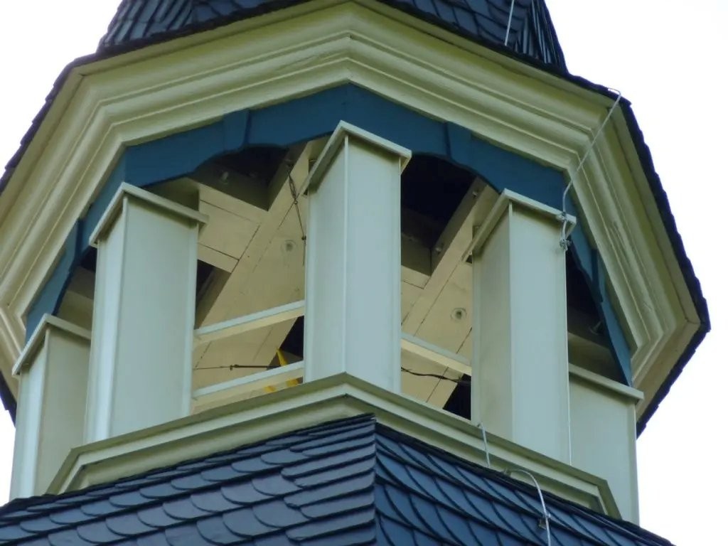 Detailansicht von der Turmspitze